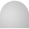 Ekena Millwork Round Top Surface Mount PVC Gable Vent w/ 2"W x 1-1/2"P Brickmould Frame, 38"W x 36"H GVPRT38X3602SN - alternate 2
